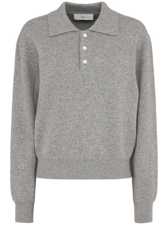 Dunst: Wool blend collared sweater - women_0 | Luisa Via Roma