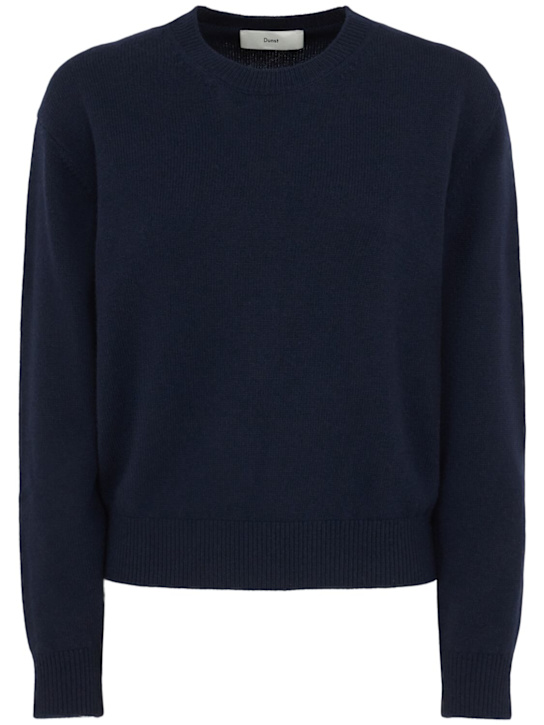 Dunst: Wool blend crewneck sweater - women_0 | Luisa Via Roma