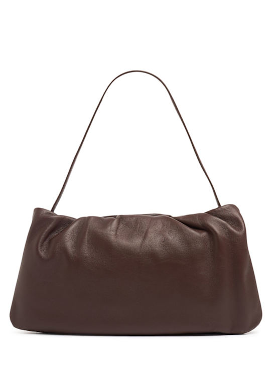 The Row: Xl Bourse leather shoulder bag - women_0 | Luisa Via Roma