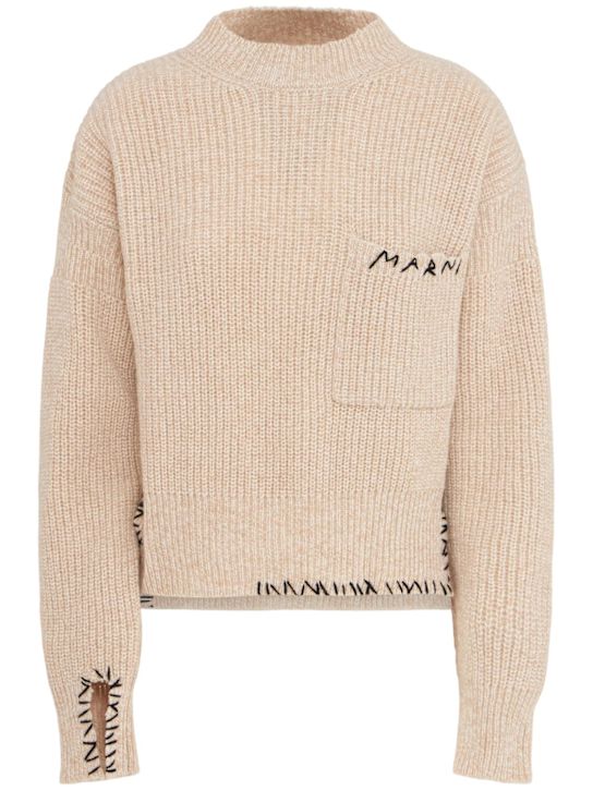 Marni: Knit turtleneck sweater - women_0 | Luisa Via Roma