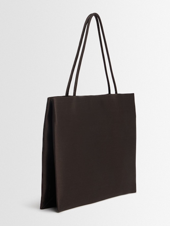 The Row: Cecily soft satin top handle bag - women_1 | Luisa Via Roma