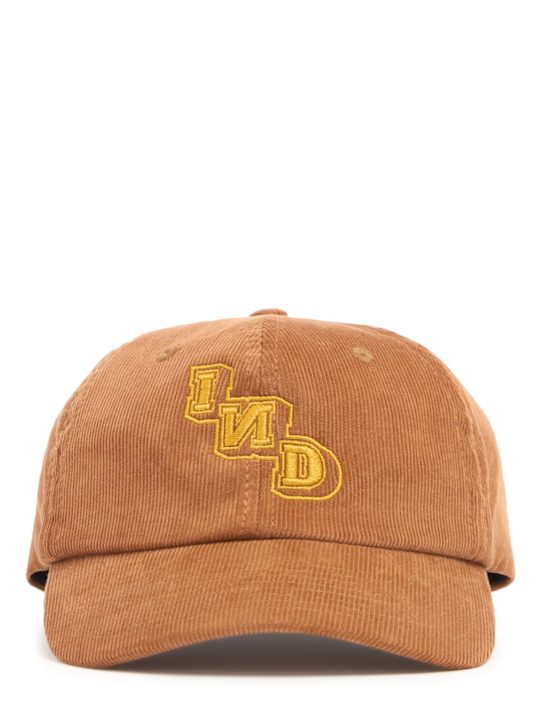 INDEE: Printed cotton baseball hat - Camel - kids-boys_0 | Luisa Via Roma