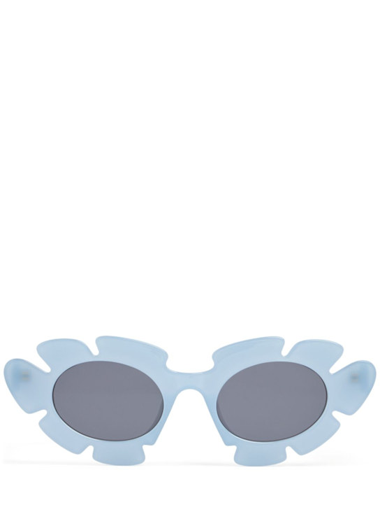 Loewe: Paula's Ibiza flower shaped sunglasses - Blue - men_0 | Luisa Via Roma