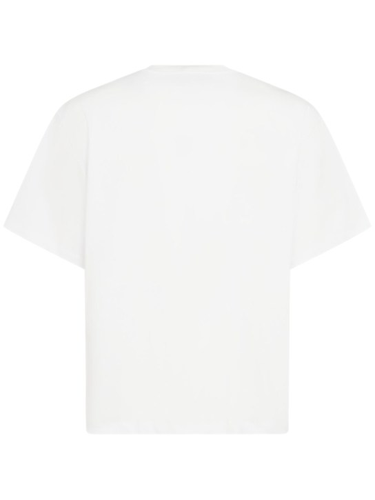 Fiorucci: Cherry Mouth printed cotton t-shirt - White - men_1 | Luisa Via Roma