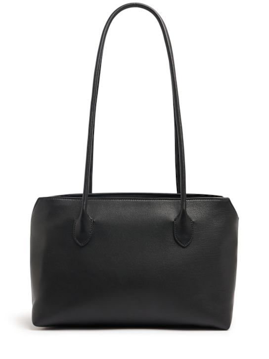 The Row: Terrasse grain leather shoulder bag - women_0 | Luisa Via Roma