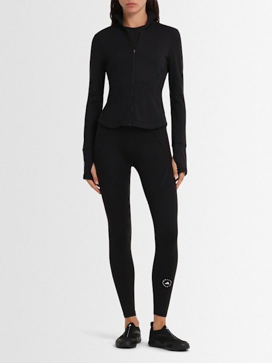 adidas By Stella McCartney: True Purpose Training midlayer top - ブラック - women_1 | Luisa Via Roma