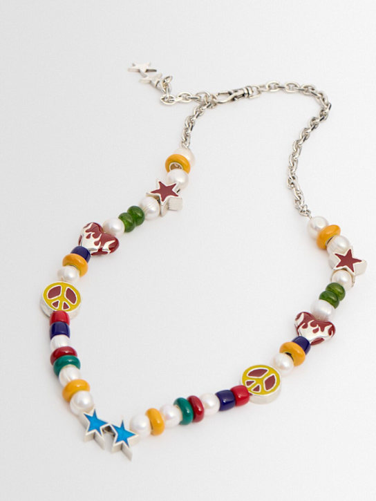 TwoJeys: Yin Yang Flame necklace - men_1 | Luisa Via Roma