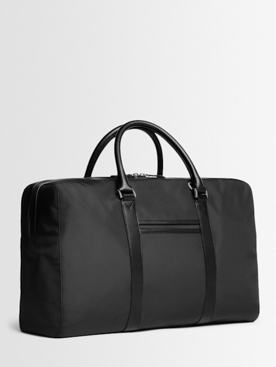 Carl Friedrik: Compact weekender 24L nylon bag - Black - men_1 | Luisa Via Roma