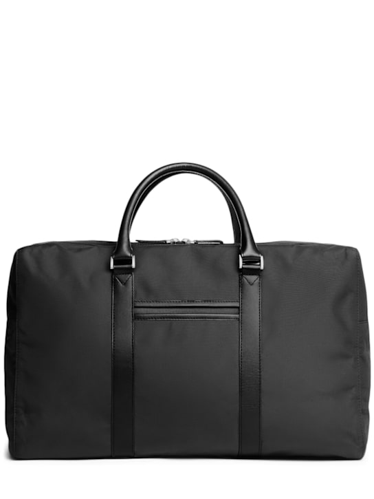 Carl Friedrik: Compact weekender 24L nylon bag - Black - men_0 | Luisa Via Roma