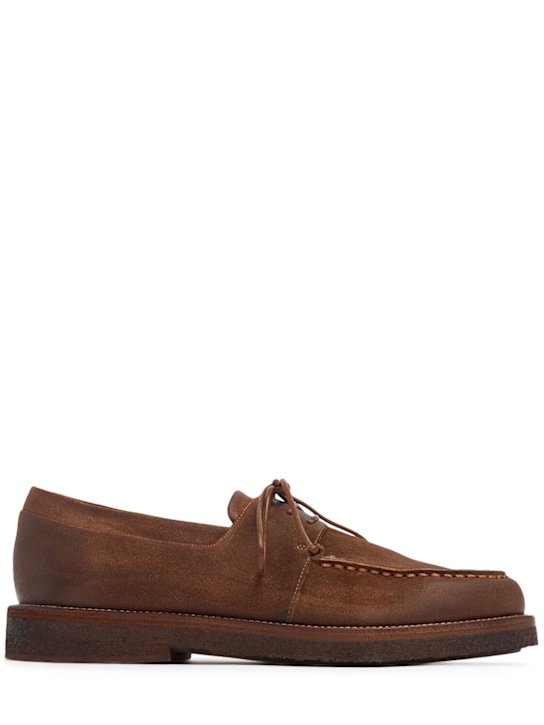 Marsell: Moccar loafers - Brown - men_0 | Luisa Via Roma