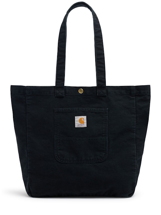 Carhartt WIP: Bayfield Dearborn tote - Black, Stone Ca - men_0 | Luisa Via Roma