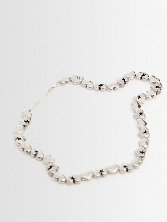 TwoJeys: Icon Love Me Not necklace - Silver - men_1 | Luisa Via Roma