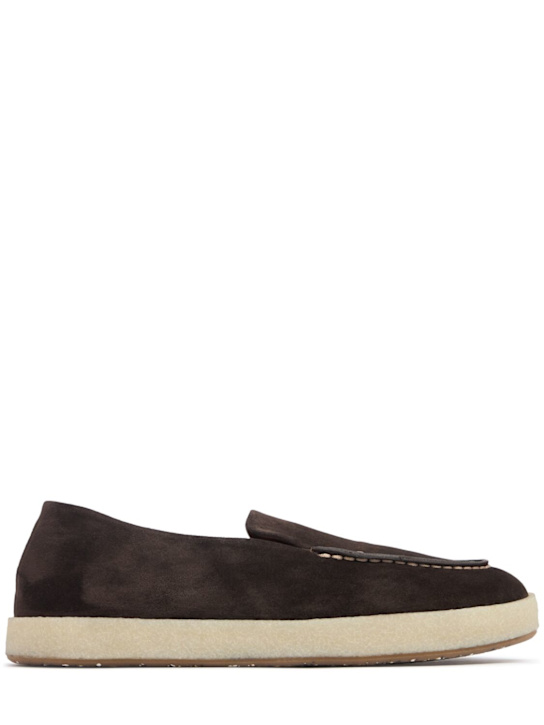Marsell: Gewendete Lederloafer „Cassablocco“ - Dunkelbraun - men_0 | Luisa Via Roma