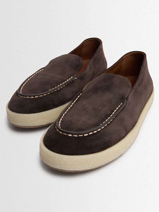 Marsell: Gewendete Lederloafer „Cassablocco“ - Dunkelbraun - men_1 | Luisa Via Roma