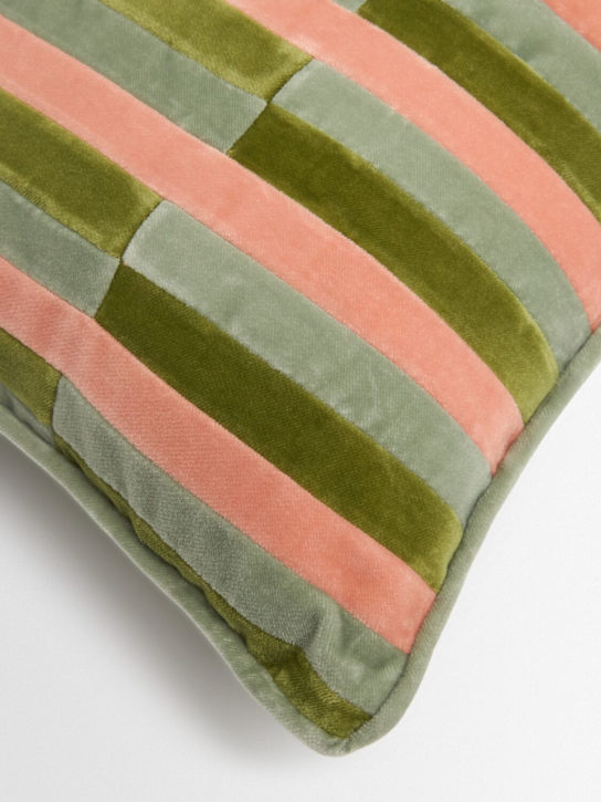Christina Lundsteen: Thea rectangular cushion - Mint/Leaves - ecraft_1 | Luisa Via Roma