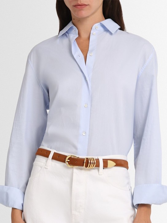 Déhanche: Hollyhock ponyskin belt - Camel - women_1 | Luisa Via Roma