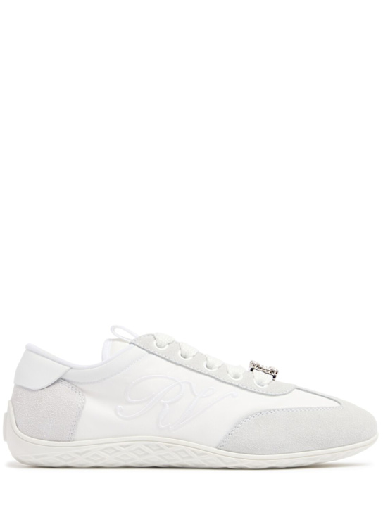 Roger Vivier: Viv Low Rv lace-up sneakers - women_0 | Luisa Via Roma
