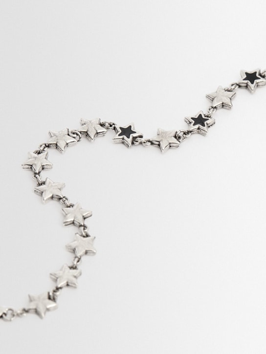 TwoJeys: Black enameled stars bracelet - men_1 | Luisa Via Roma