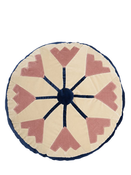 Christina Lundsteen: Daisy cushion - Dark Blue - ecraft_0 | Luisa Via Roma