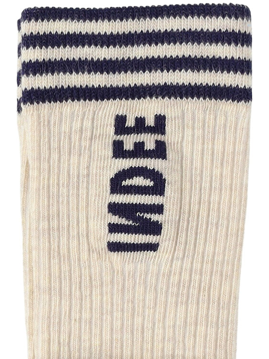 INDEE: Cotton blend socks - オフホワイト - kids-boys_1 | Luisa Via Roma