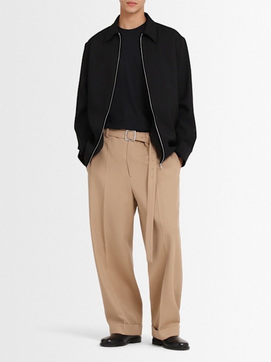 Jil Sander: Boxy fit tech shirt - men_1 | Luisa Via Roma