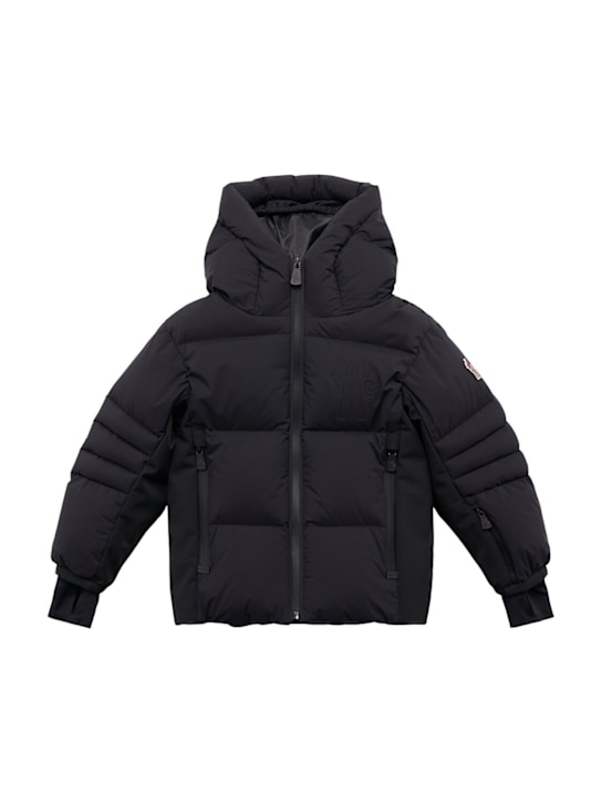 Moncler Grenoble: New Pramint nylon down ski jacket - kids-boys_0 | Luisa Via Roma