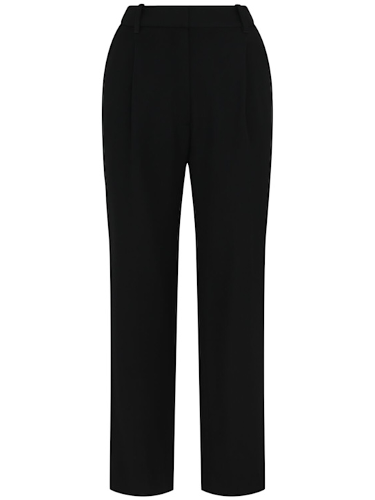 A.EMERY: Otto wool tailoring flared pants - Black - women_0 | Luisa Via Roma