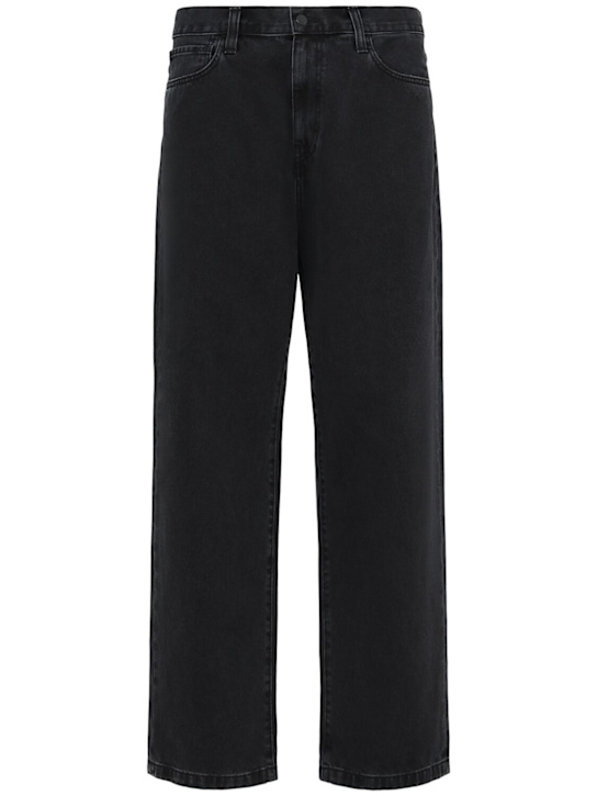 Carhartt WIP: Landon Robertson denim pants - Black - men_0 | Luisa Via Roma