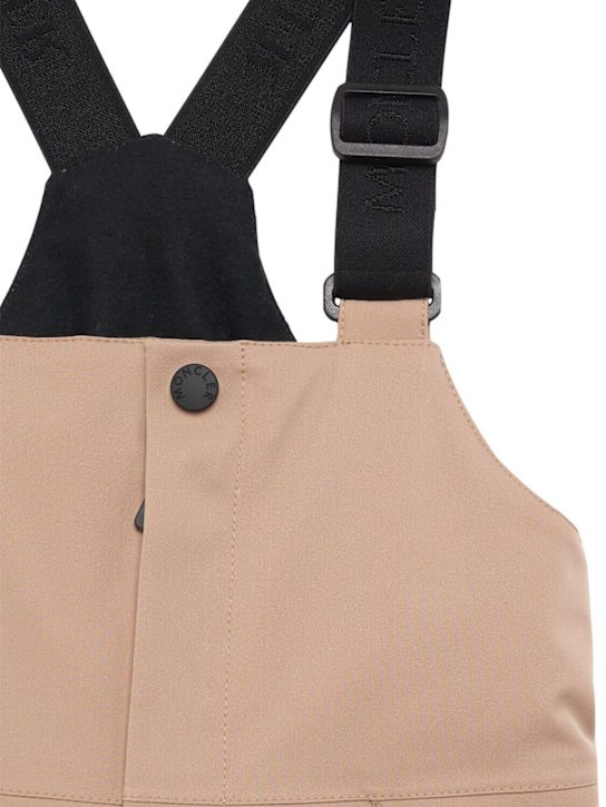 Moncler Grenoble: Nylon ski pants w/ bib - kids-girls_1 | Luisa Via Roma