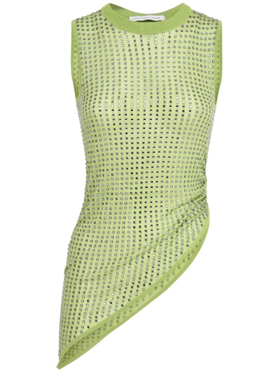 Christopher Esber: Cirrus tank top - Green - women_0 | Luisa Via Roma