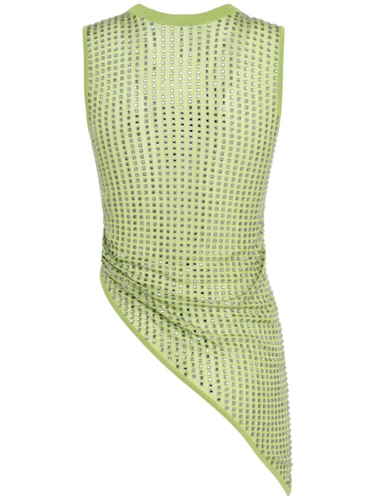 Christopher Esber: Tank top de techno - Verde - women_1 | Luisa Via Roma
