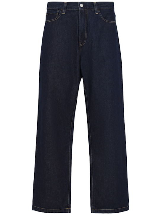 Carhartt WIP: Landon Robertson denim jeans - Blue, Rinsed - men_0 | Luisa Via Roma