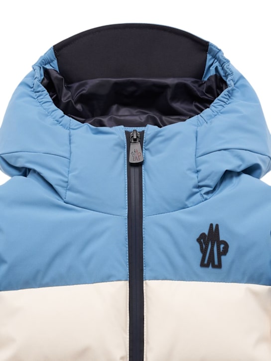 Moncler Grenoble: Nylon hooded ski suit - kids-boys_1 | Luisa Via Roma