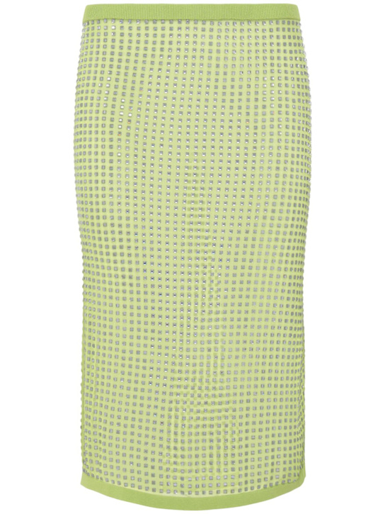Christopher Esber: Cirrus midi skirt - Green - women_0 | Luisa Via Roma