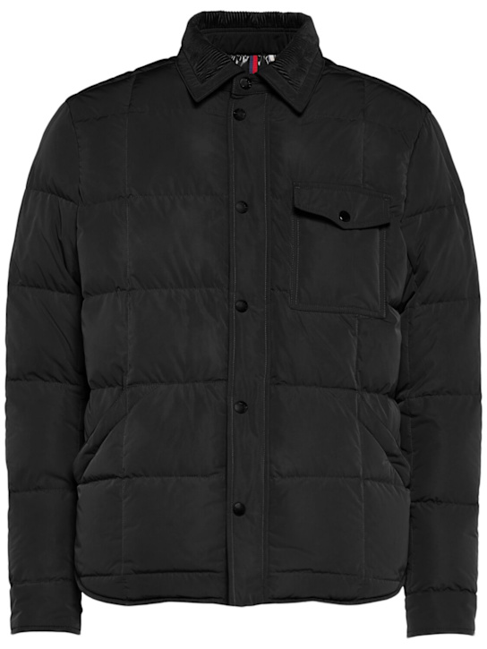 Moncler: Marcilly tech down jacket - men_0 | Luisa Via Roma