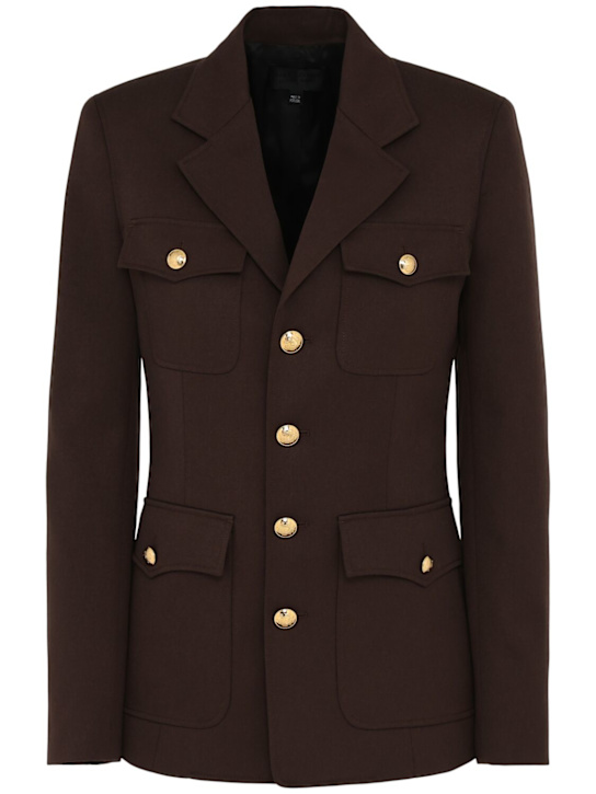 Nili Lotan: Nelson wool blazer - women_0 | Luisa Via Roma