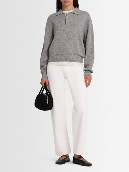 Dunst: Wool blend collared sweater - women_1 | Luisa Via Roma