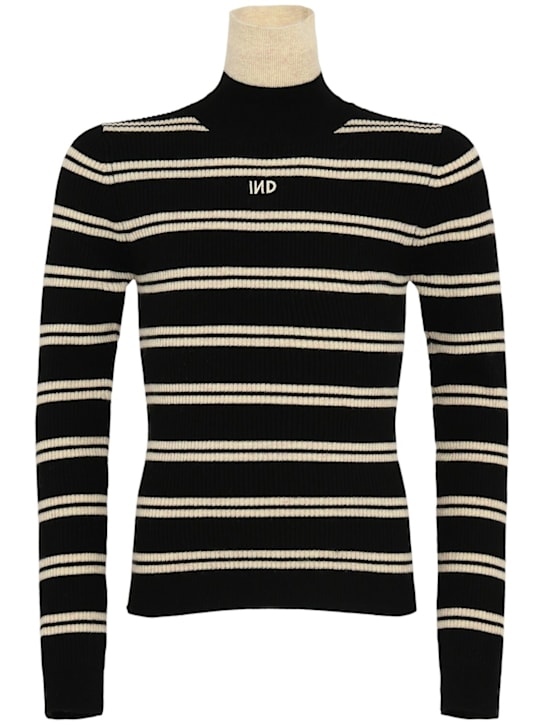 INDEE: Wool blend sweater - ブラック - kids-boys_0 | Luisa Via Roma