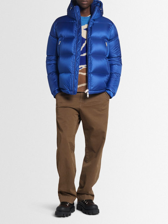 Moncler: Rivau nylon down jacket - Outer Space - men_1 | Luisa Via Roma