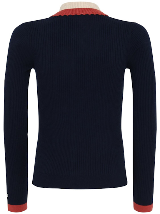 INDEE: Maglia in misto viscosa - Blu - kids-girls_1 | Luisa Via Roma