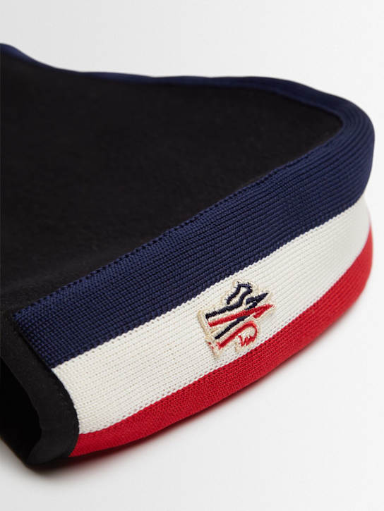 Moncler Grenoble: Striped trim tech balaclava - kids-boys_1 | Luisa Via Roma