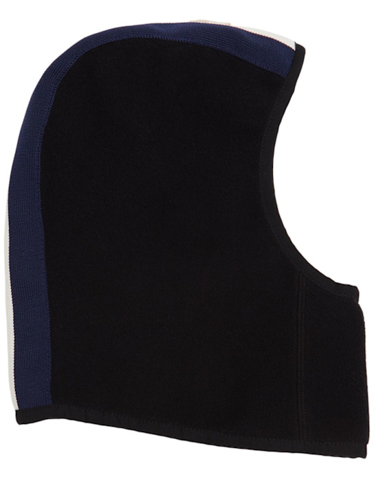 Moncler Grenoble: Striped trim tech balaclava - kids-boys_0 | Luisa Via Roma