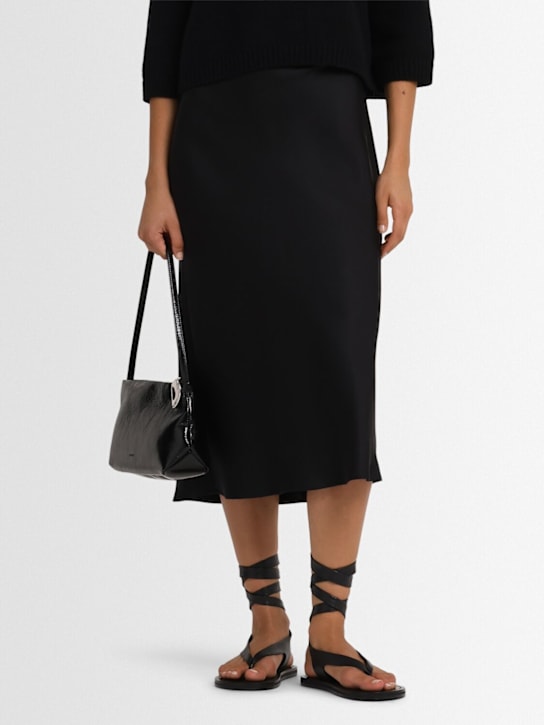 A.EMERY: Elmer leather thong sandals - Black - women_1 | Luisa Via Roma