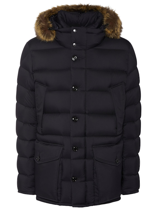 Moncler: Doudoune en nylon Clunye - men_0 | Luisa Via Roma
