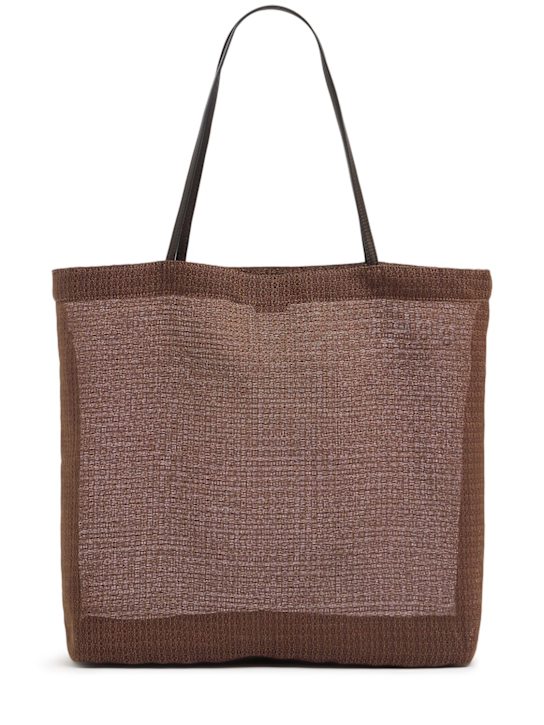 The Row: Barn tote bag - Acero - women_0 | Luisa Via Roma