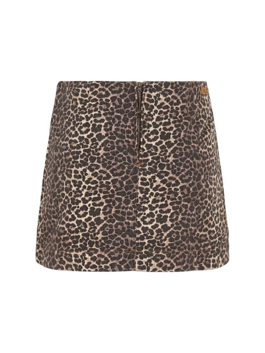 INDEE: Cotton skirt - ブラウン/ブラック - kids-girls_1 | Luisa Via Roma