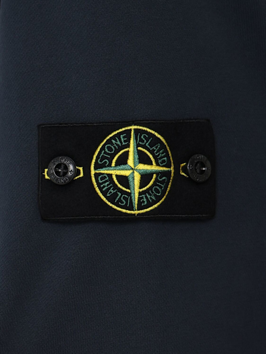 Cotton zip-up cardigan - Stone Island - Men  | Luisaviaroma
