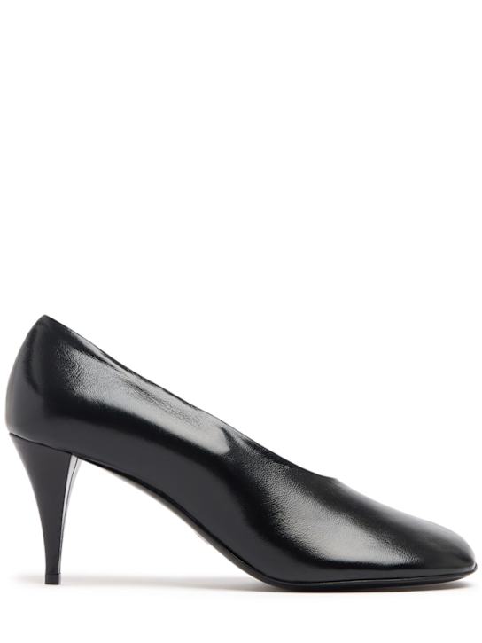 Proenza Schouler: 70mm Glove slick napa pumps - Black - women_0 | Luisa Via Roma