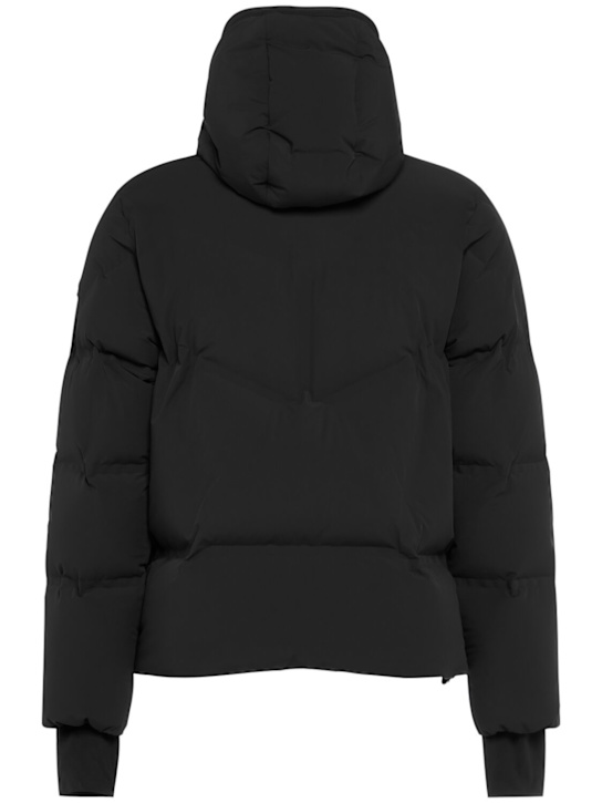 Moncler Grenoble: Angren nylon blend down ski jacket - Noir - men_1 | Luisa Via Roma