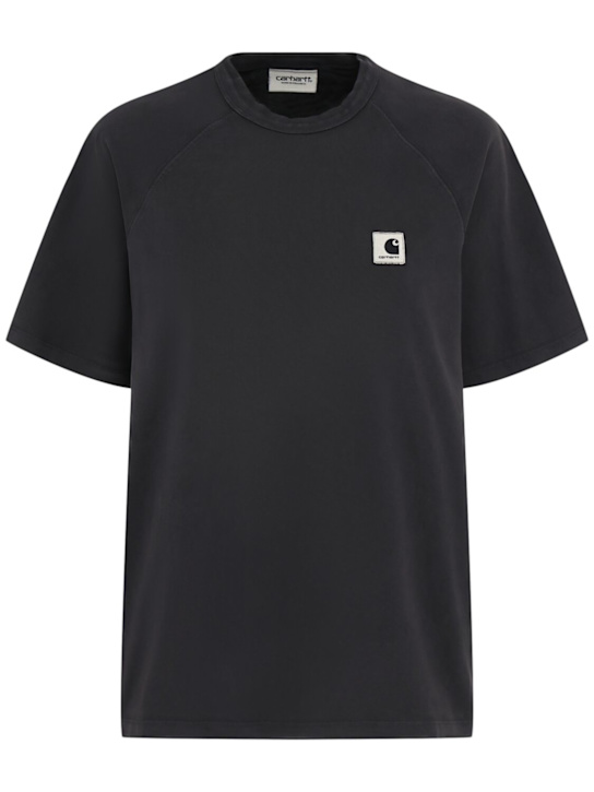 Carhartt WIP: Hudson organic cotton t-shirt - Black - women_0 | Luisa Via Roma